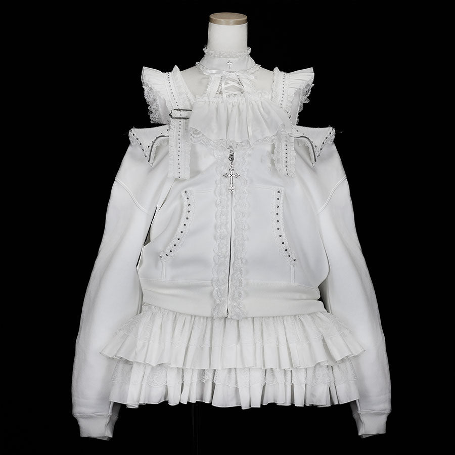 ANGEL SLAYER DRESS PARKA (WHITE)