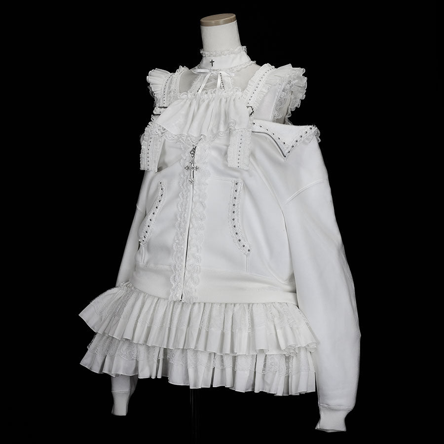 ANGEL SLAYER DRESS PARKA (WHITE)