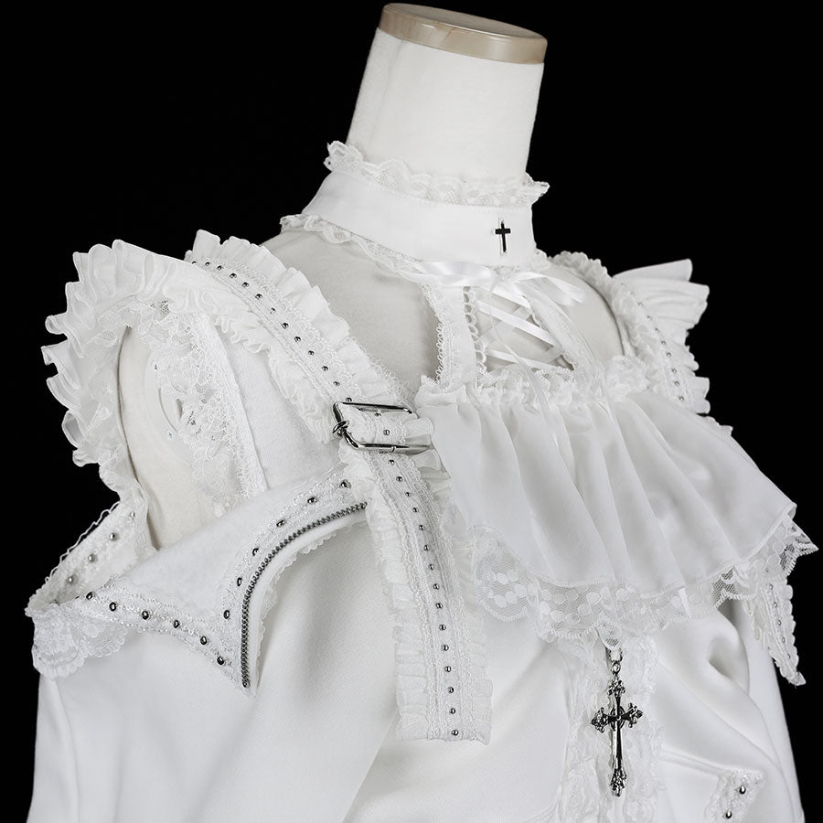 ANGEL SLAYER DRESS PARKA (WHITE)