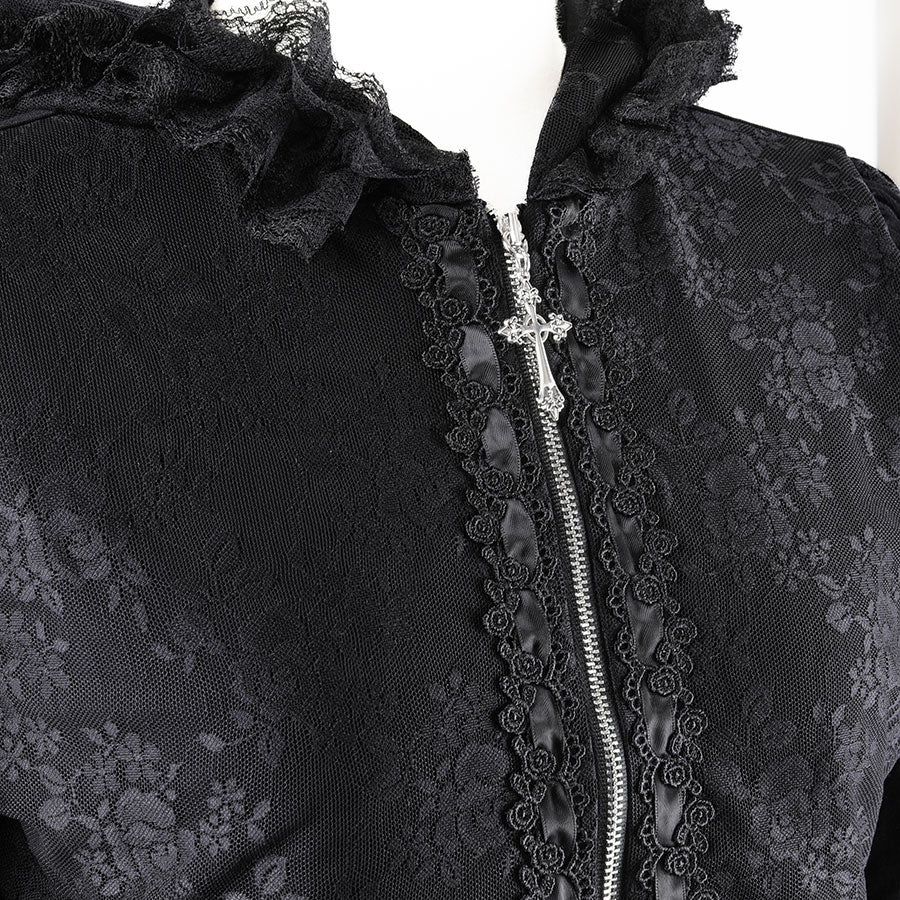 MINI 猫尾巴连帽衫（黑色）