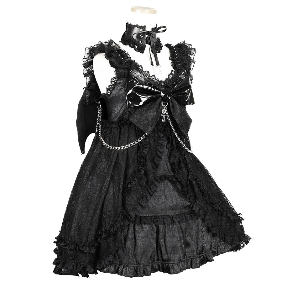 予約1ヶ月]MINI DEVIL WING RIBBON HARNESS (BLACK) – MAJOH