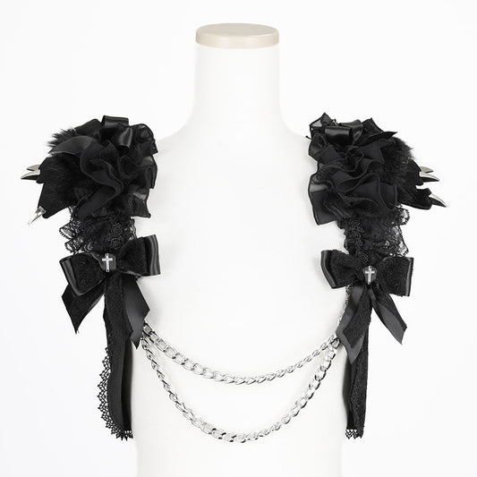 [予約2週間]MINI CAT CLAWS TAIL VEST HARNESS (BLACK)