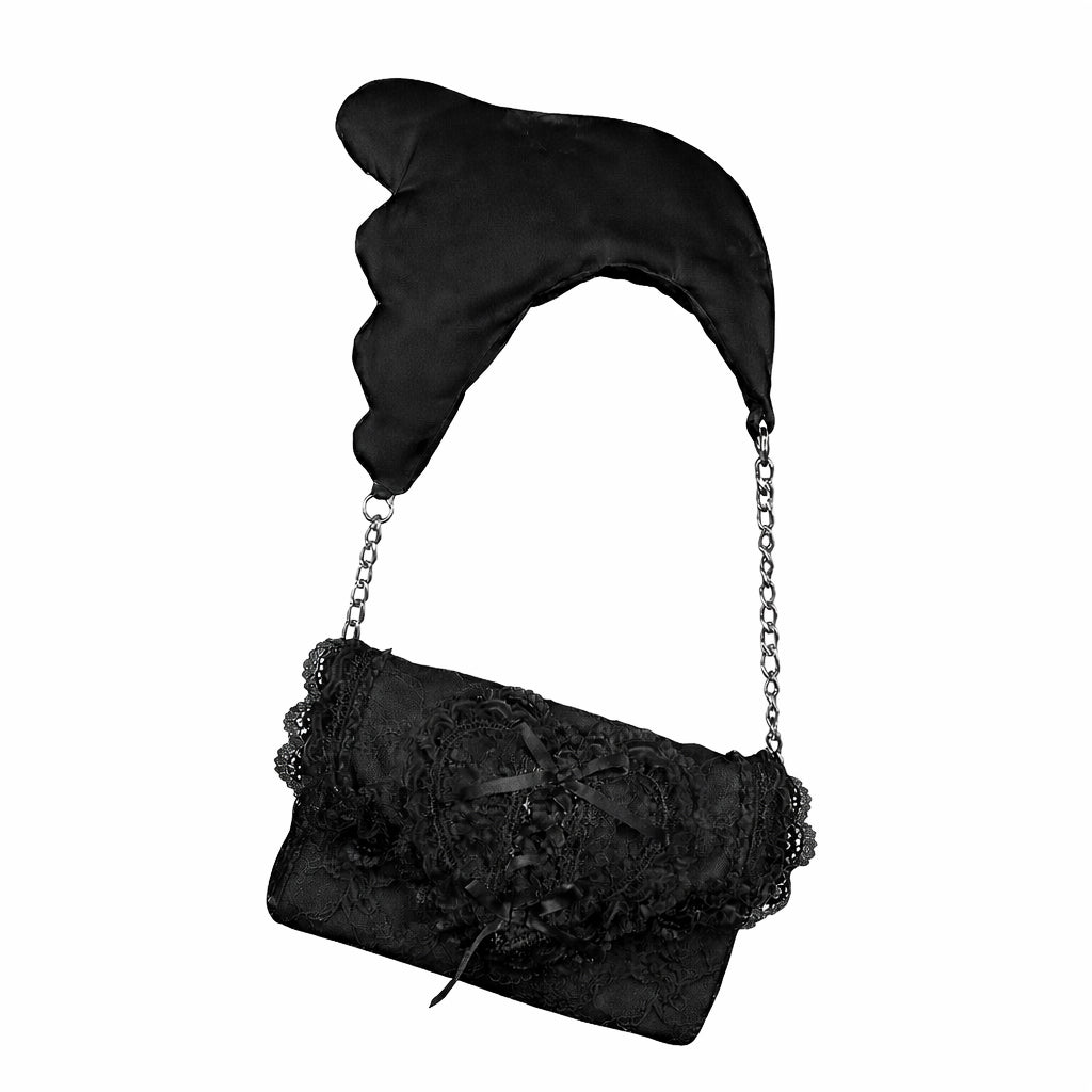 [Pre-order in 2 weeks]MINI 3D ANGEL WING SHOULDER BAG (BLACK)