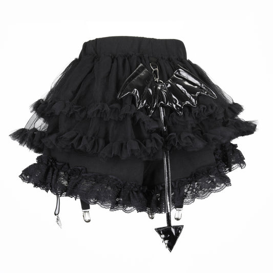 [予約2週間]MINI PUCHI DEVIL PANTS (BLACK)