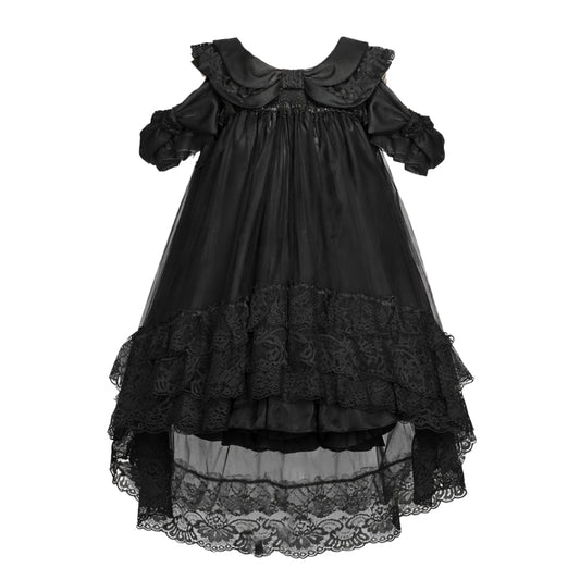 RIBBON HOLLIC ONE PIECE (BLACK)
