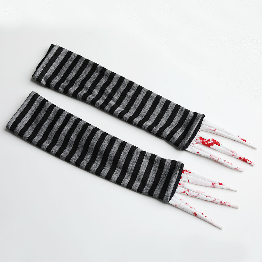 H&A MONSTER NAILS DOUBLE ARM COVER(BLACK x GRAY)