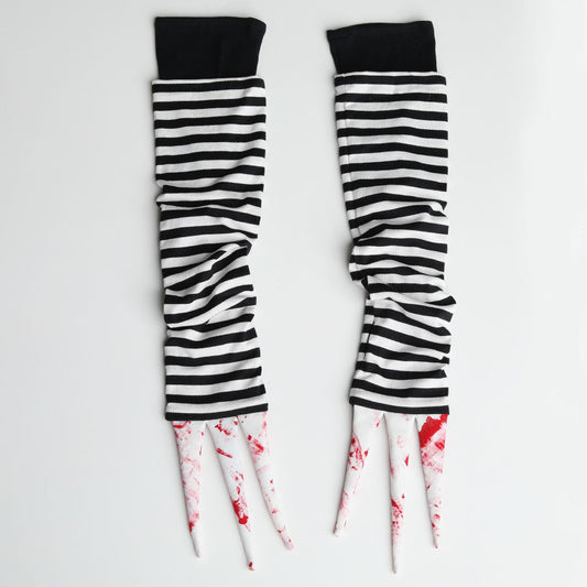 H&A MONSTER NAILS DOUBLE ARM COVER(BLACK x WHITE)