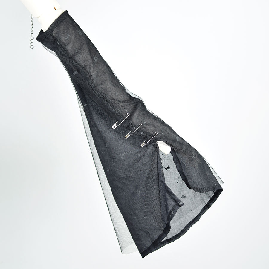 H&A ANGRY CHOKER & ARM COVER T-SHIRT SET(BLACK x PURPLE)