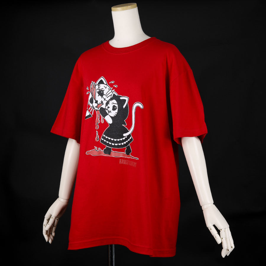 H&A 病み可愛 Tシャツ(RED) 5サイズ