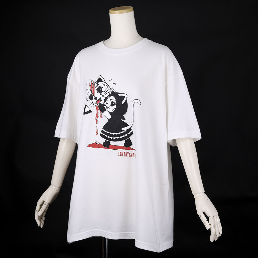 H&A 病み可愛 Tシャツ(WHITE) 5サイズ