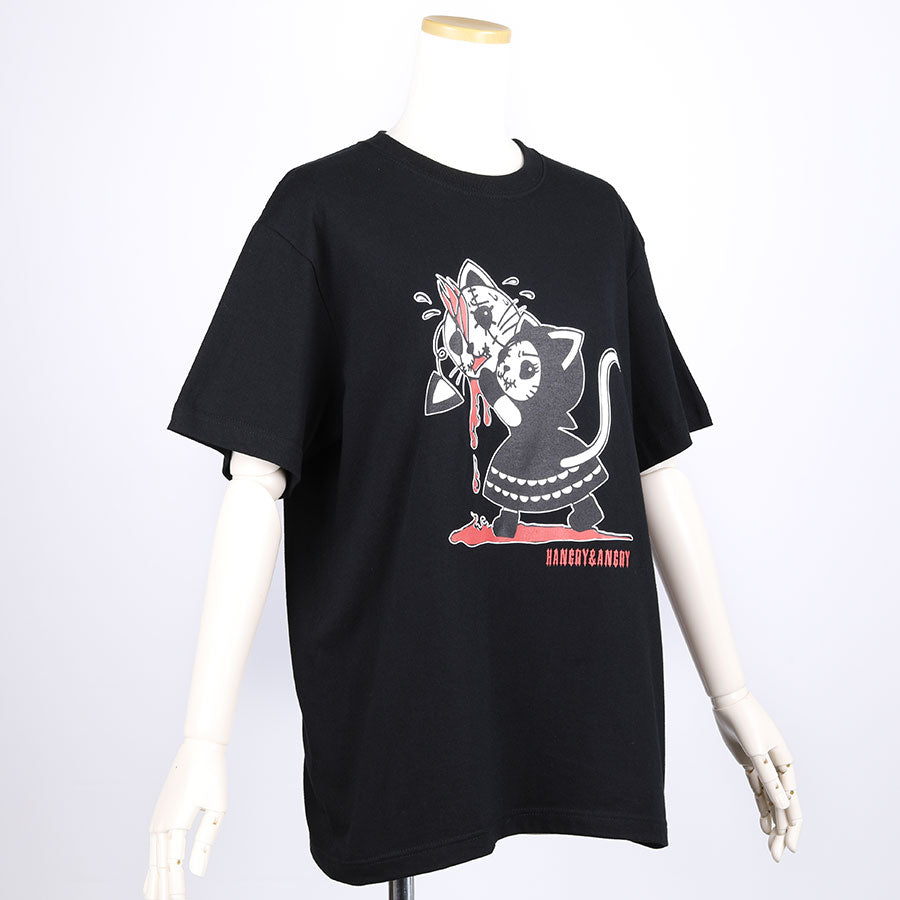 H&A 病み可愛 Tシャツ(BLACK) 5サイズ