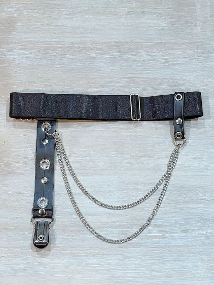 跨链吊带带（黑色）左右