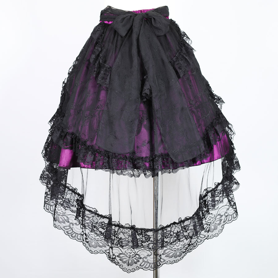 薄纱蕾丝裙（紫色）